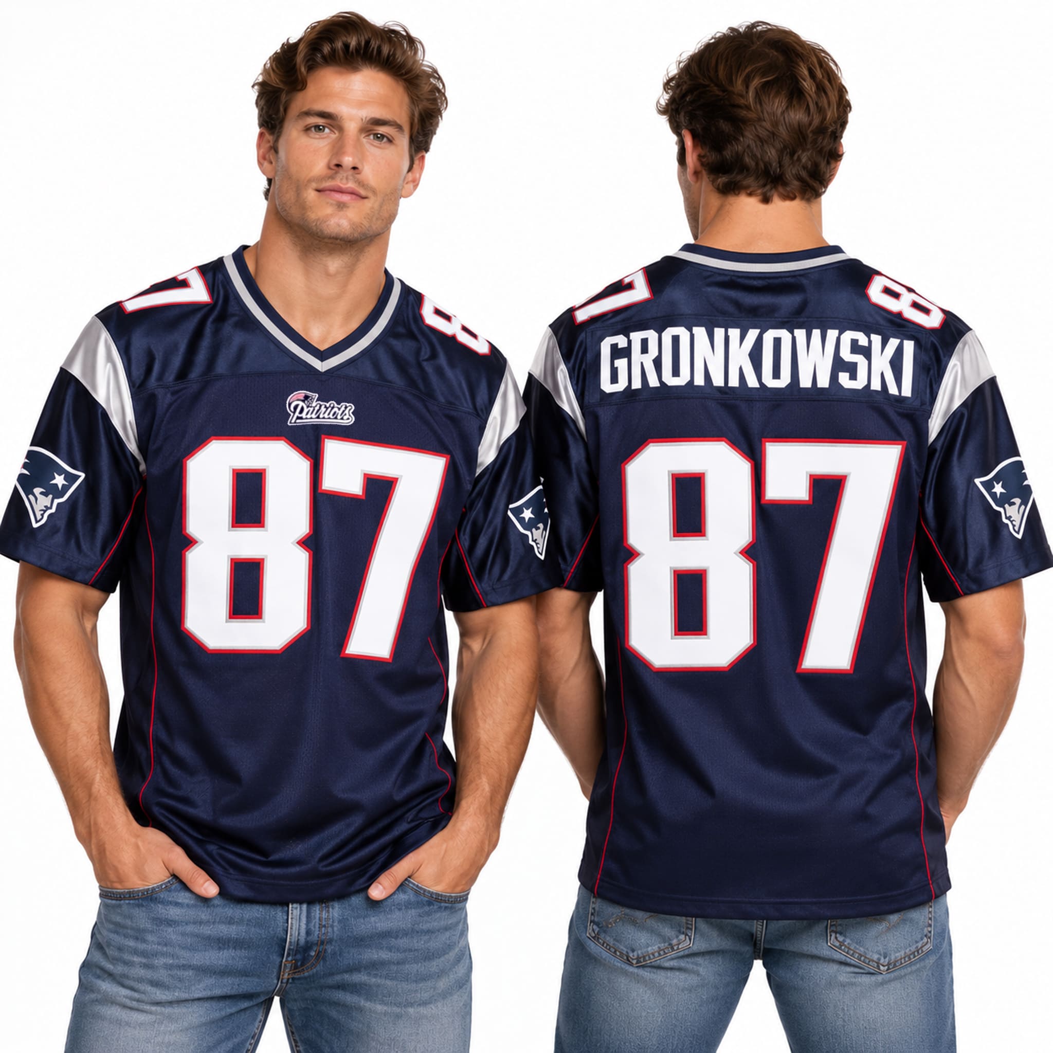 Patriots Rob Gronkowski 87 Throwback Jersey 2010 4 Patriots Rob Gronkowski 87 Throwback Jersey 2010 4