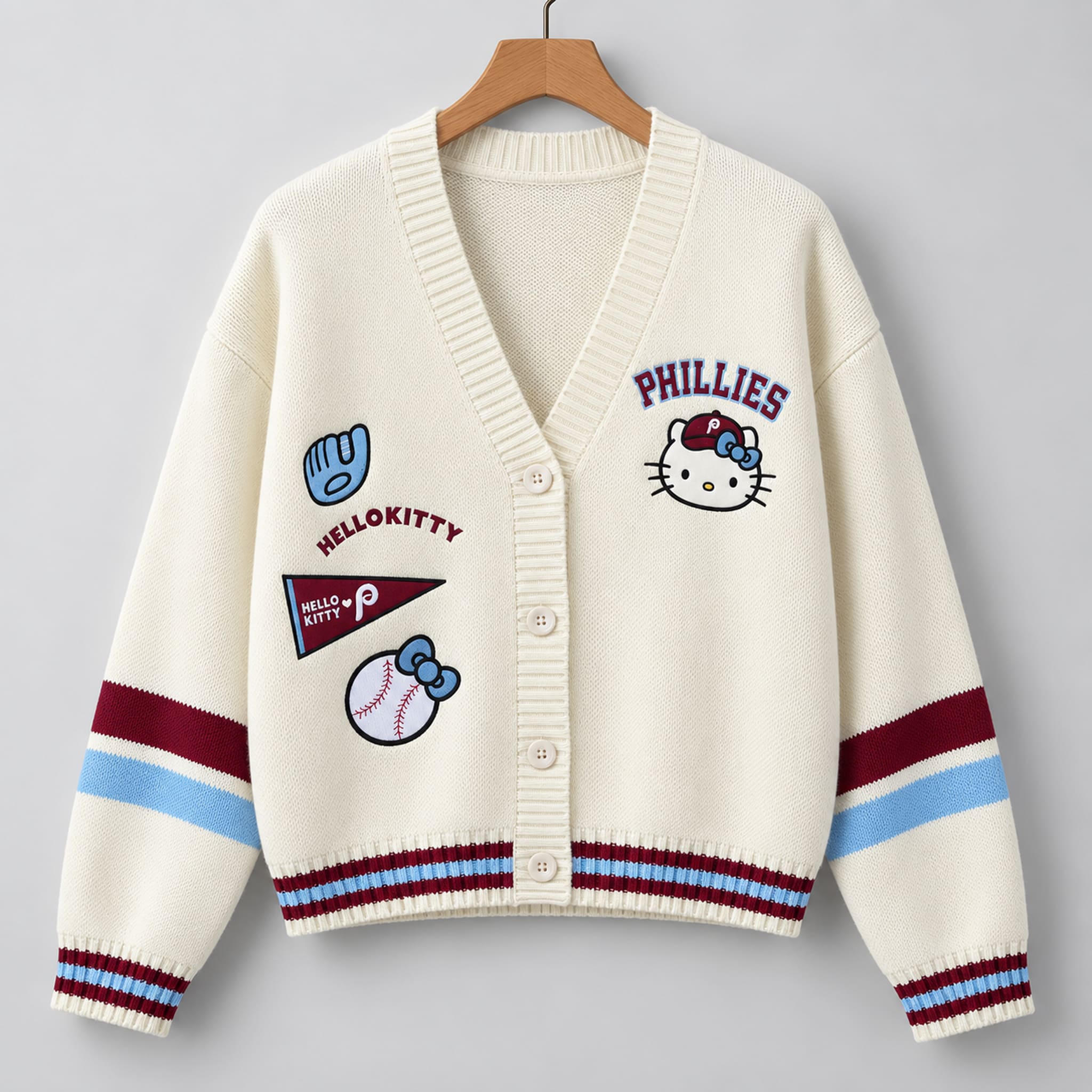 Phillies Hello Kitty Night 2026 Cardigan 2 Phillies Hello Kitty Night 2026 Cardigan 2