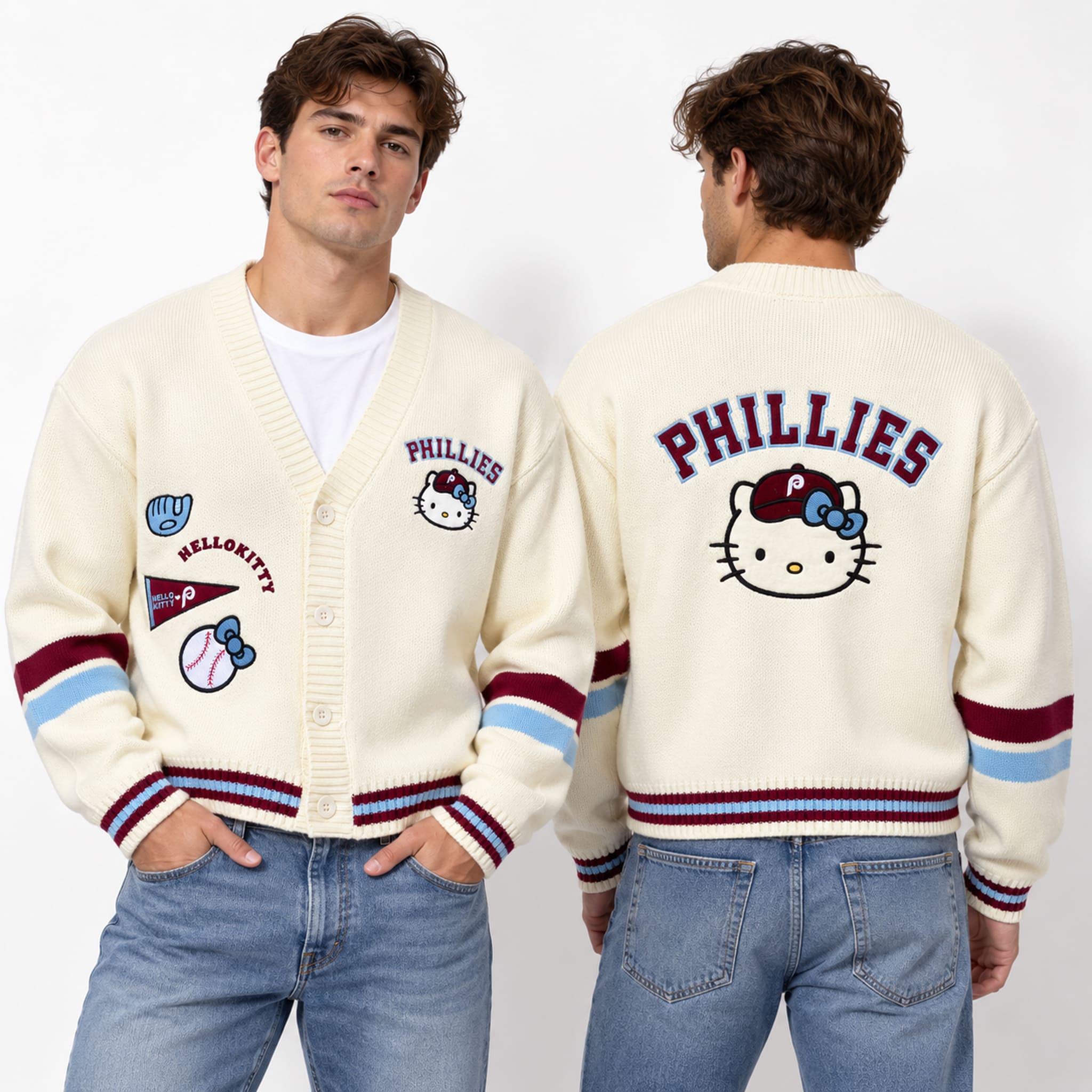 Phillies Hello Kitty Night 2026 Cardigan