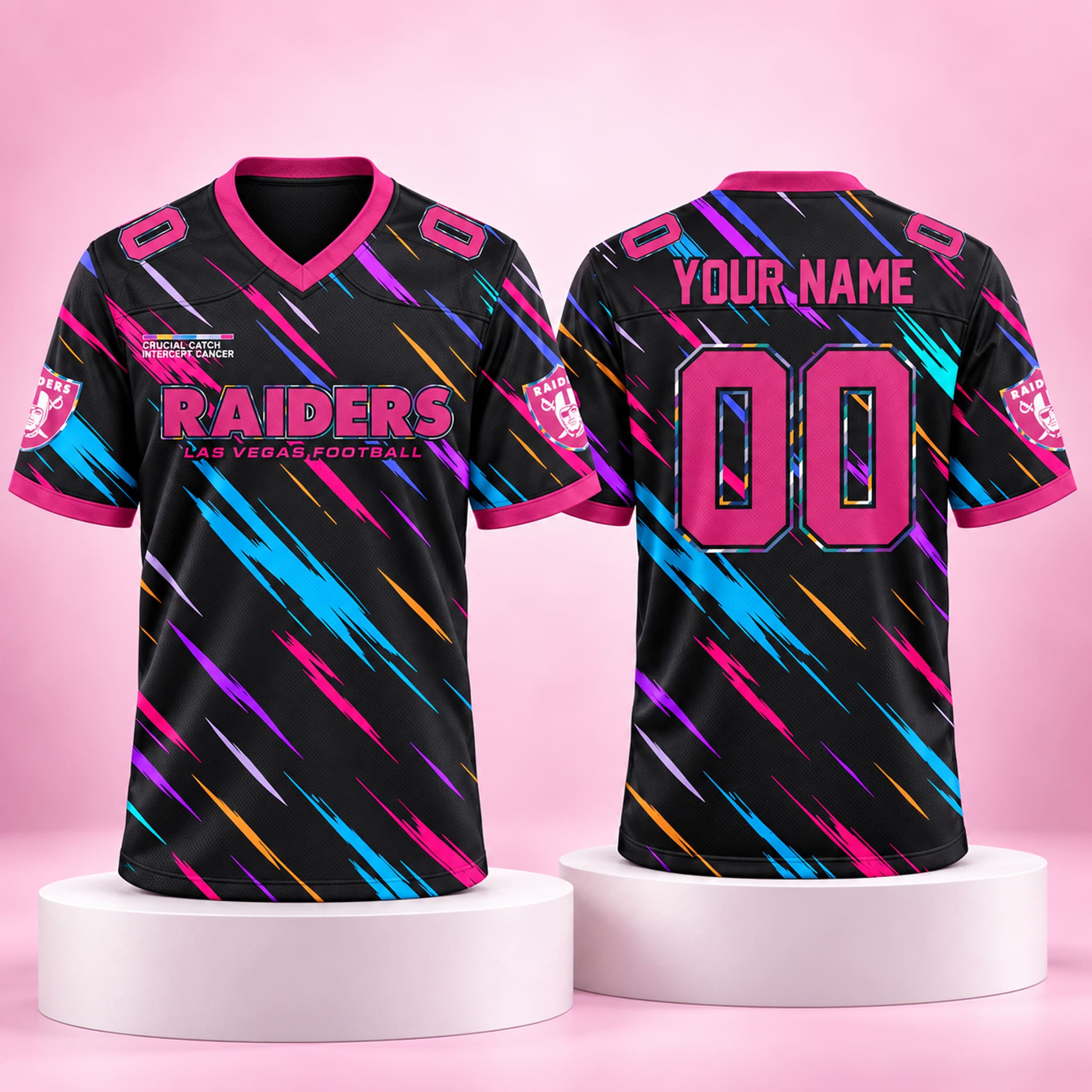 2026 Raiders Crucial Catch Custom Jersey 2 Raiders Crucial Catch Custom Jersey 2026 2