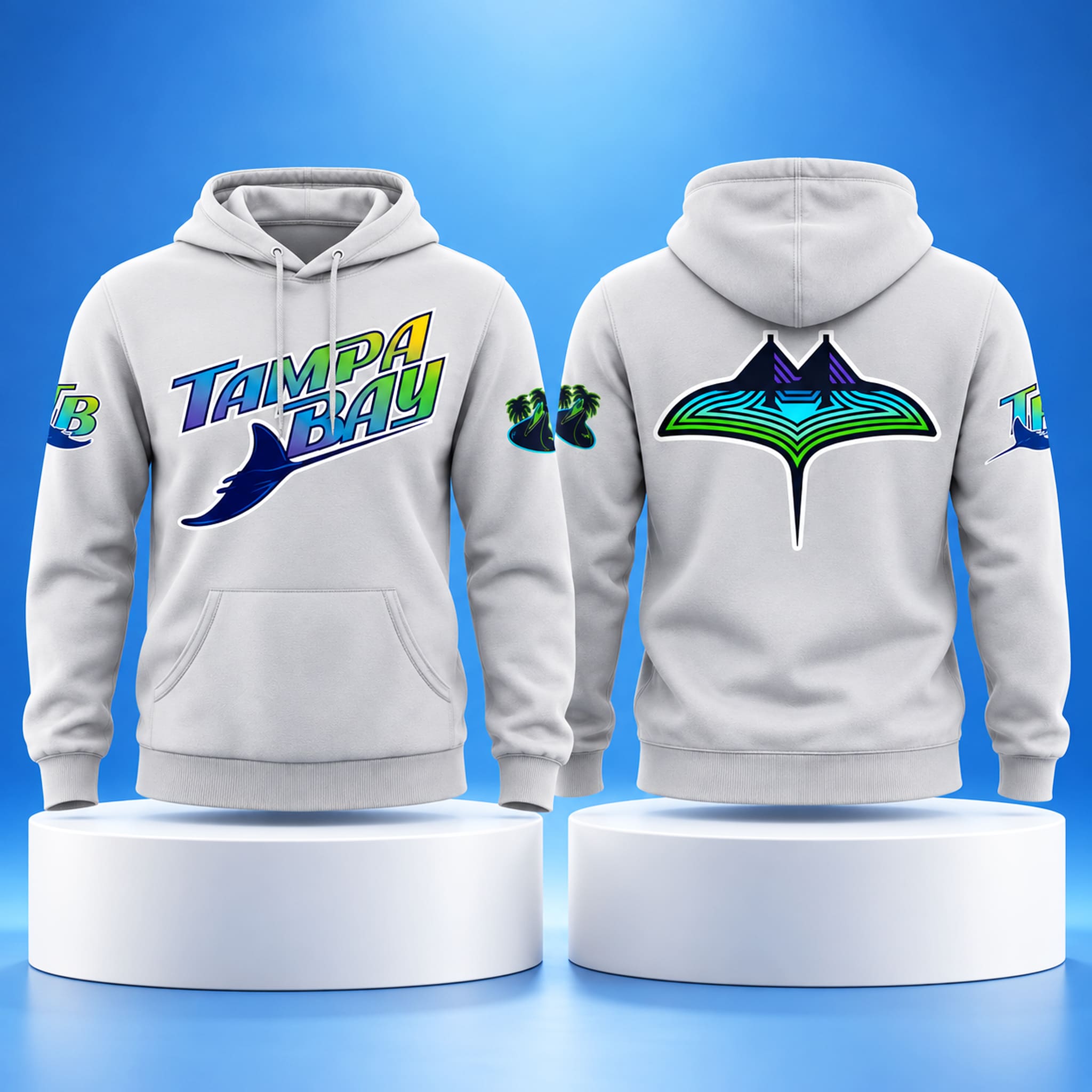 Rays 2026 Road Gray Retro Hoodie 1 Rays 2026 Road Gray Retro Hoodie 1