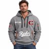 Reds Baseball EST 1881 Zip Hoodie 7 Reds Baseball EST 1881 Zip Hoodie 1