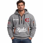 Reds Baseball EST 1881 Zip Hoodie