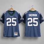 Richard Sherman Seahawks 25 Throwback Jersey 2011