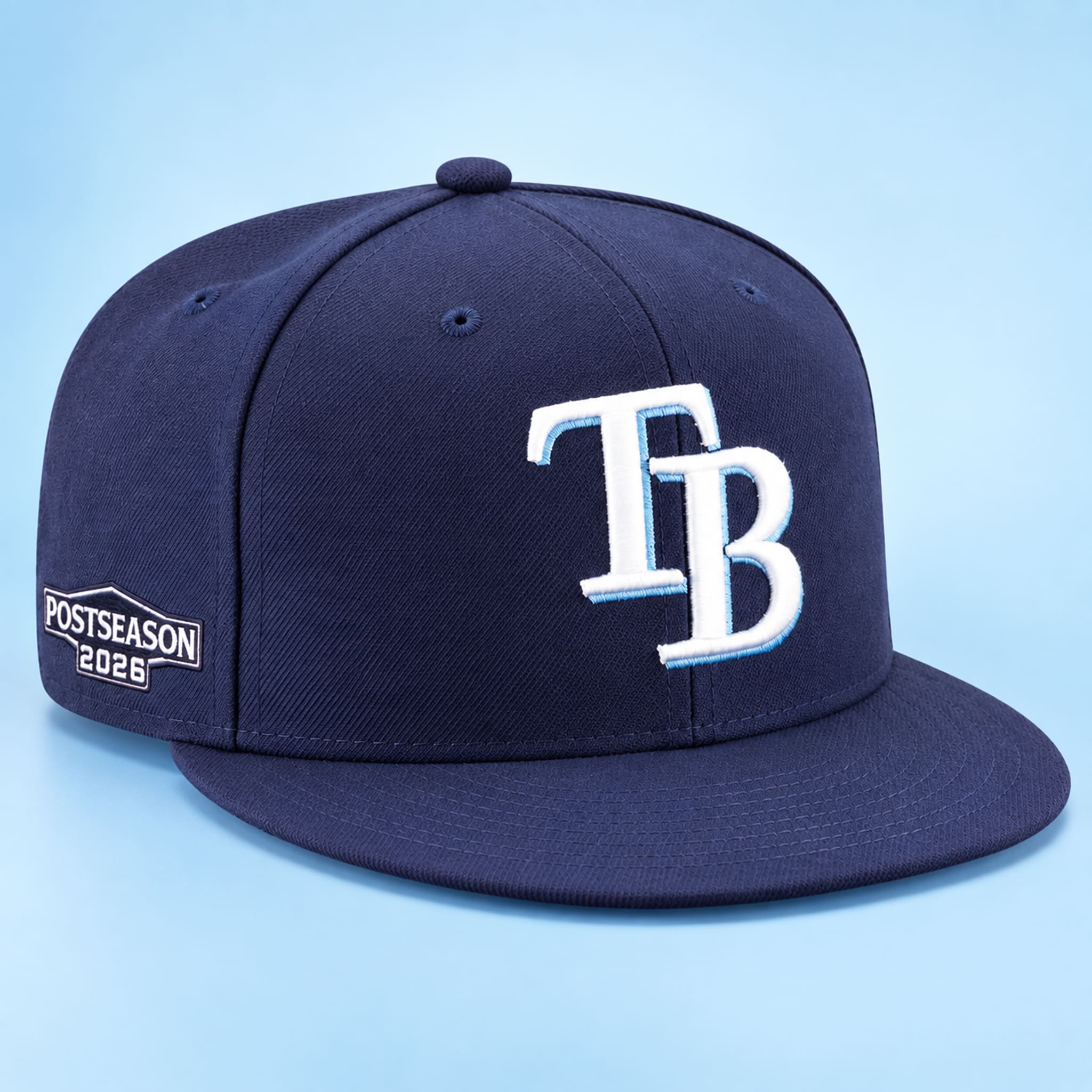 TB Rays Postseason 2026 Side Patch Hat 3 TB Rays Postseason 2026 Side Patch Hat 3