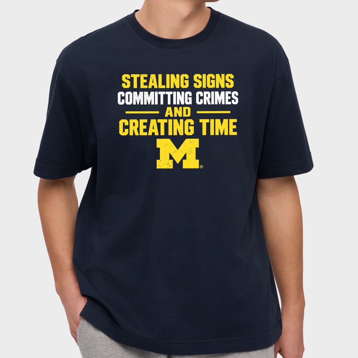 Stealing Signs Committing Crimes And Creating Time Michigan Wolverines Shirt 4 Stealing Signs Committing Crimes And Creating Time Michigan Wolverines Shirt 4