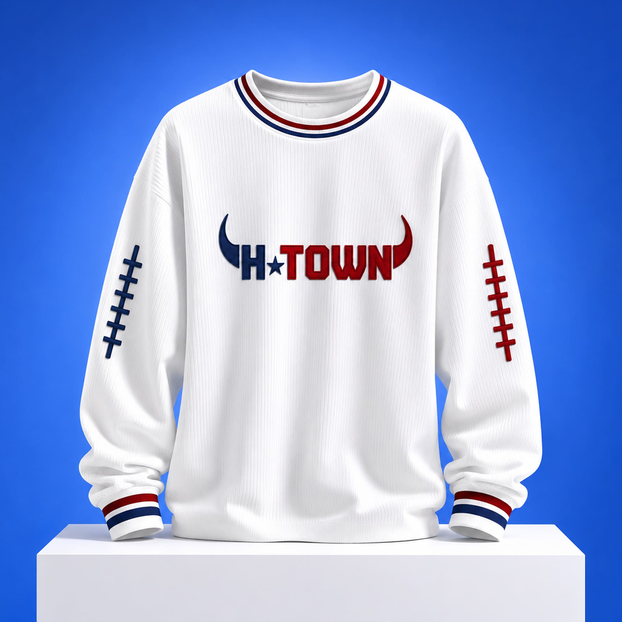 Texans Rivalries 2026 H Town Waffle Sweater 1 Texans Rivalries 2026 H Town Waffle Sweater 1