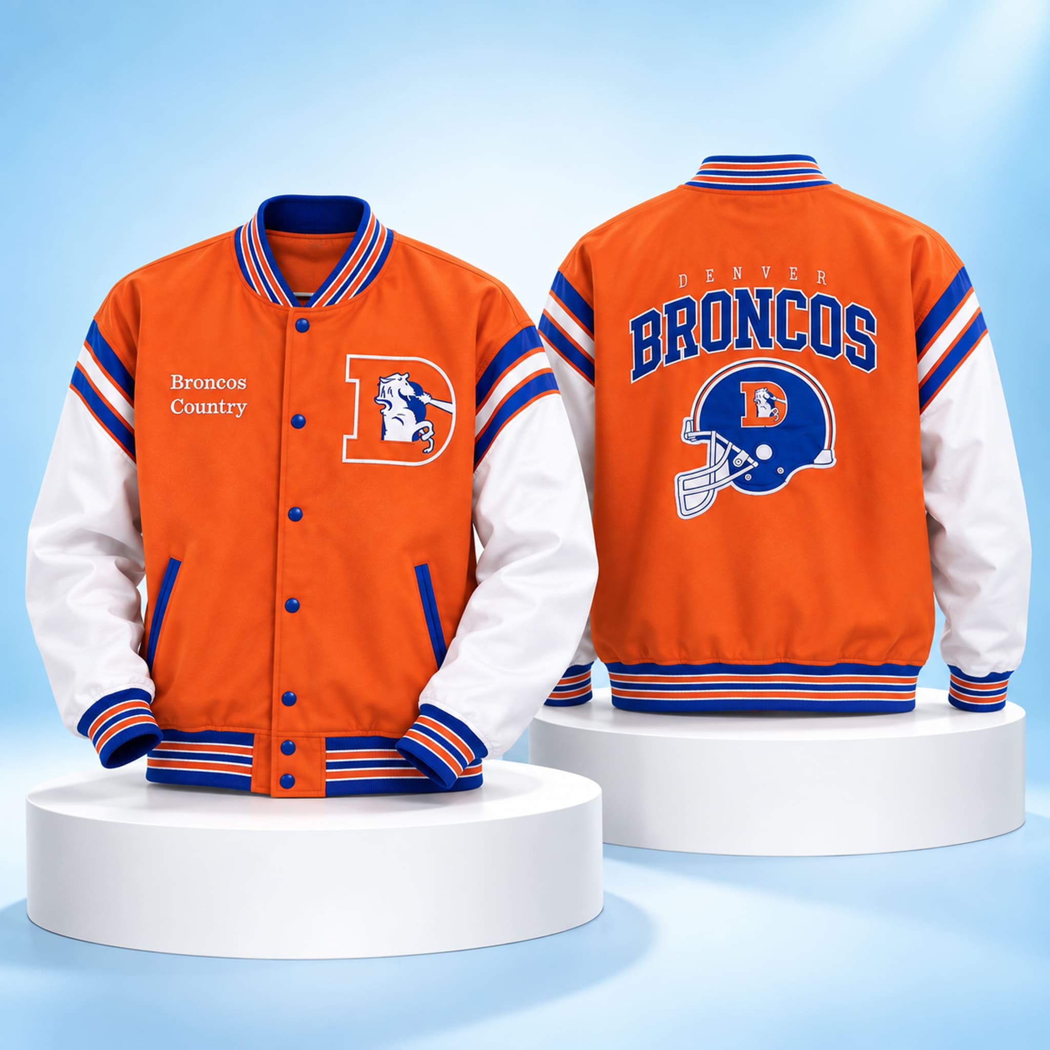Tim Tebow Broncos Throwback Jacket 1 Tim Tebow Broncos Throwback Jacket 1