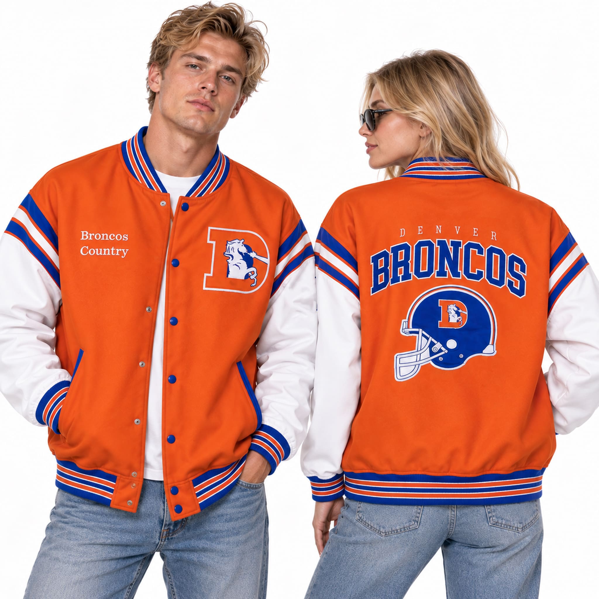 Tim Tebow Broncos Throwback Jacket 3 Tim Tebow Broncos Throwback Jacket 3