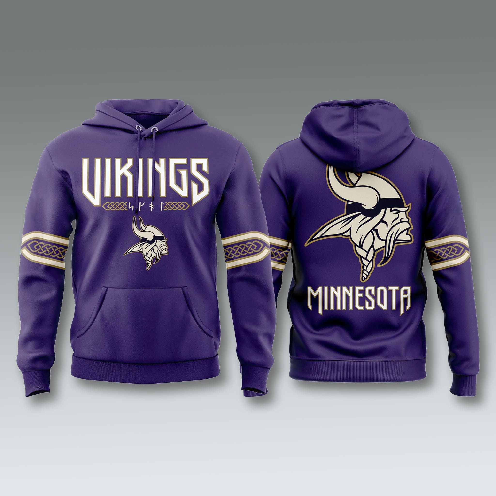 Vikings 2026 Rivalries Purple Dynasty Hoodie 1 Vikings 2026 Rivalries Purple Dynasty Hoodie 1