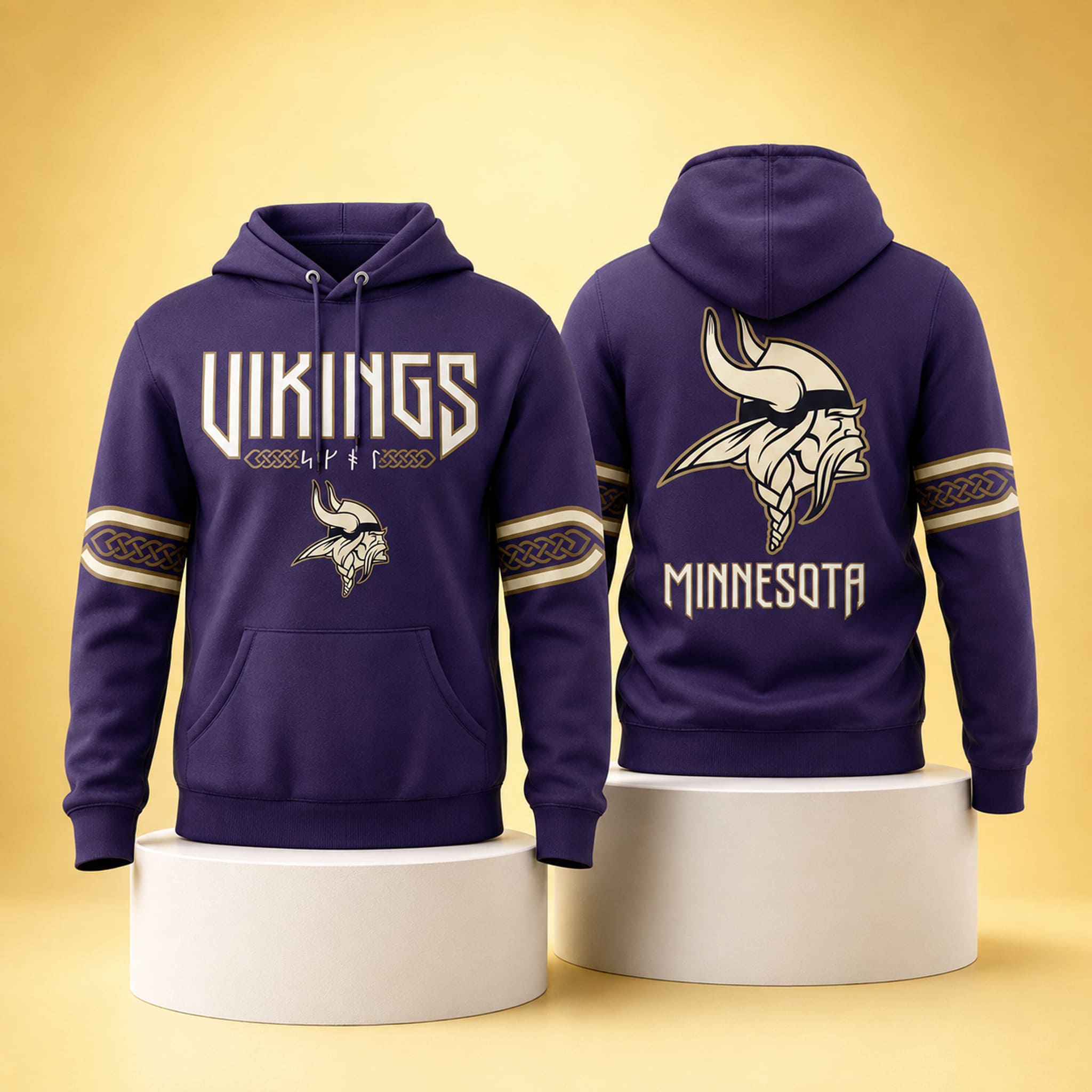 Vikings 2026 Rivalries Purple Dynasty Hoodie Vikings 2026 Rivalries Purple Dynasty Hoodie