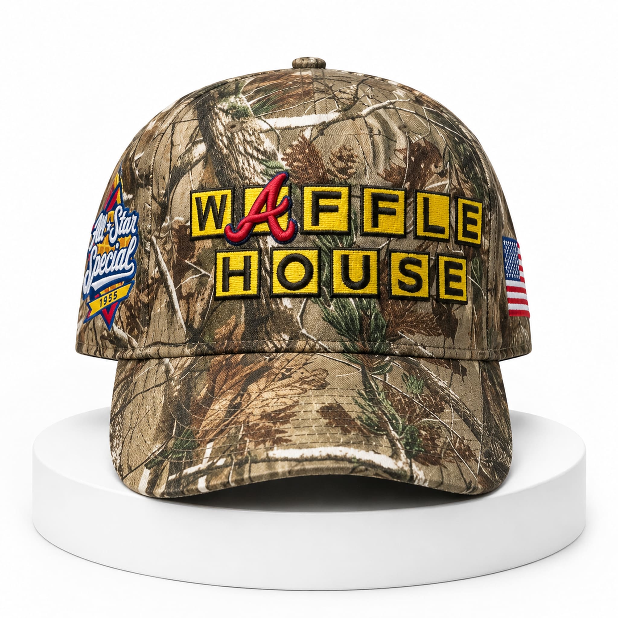 Waffle House Braves Camo Hat 3 Waffle House Braves Camo Hat 4