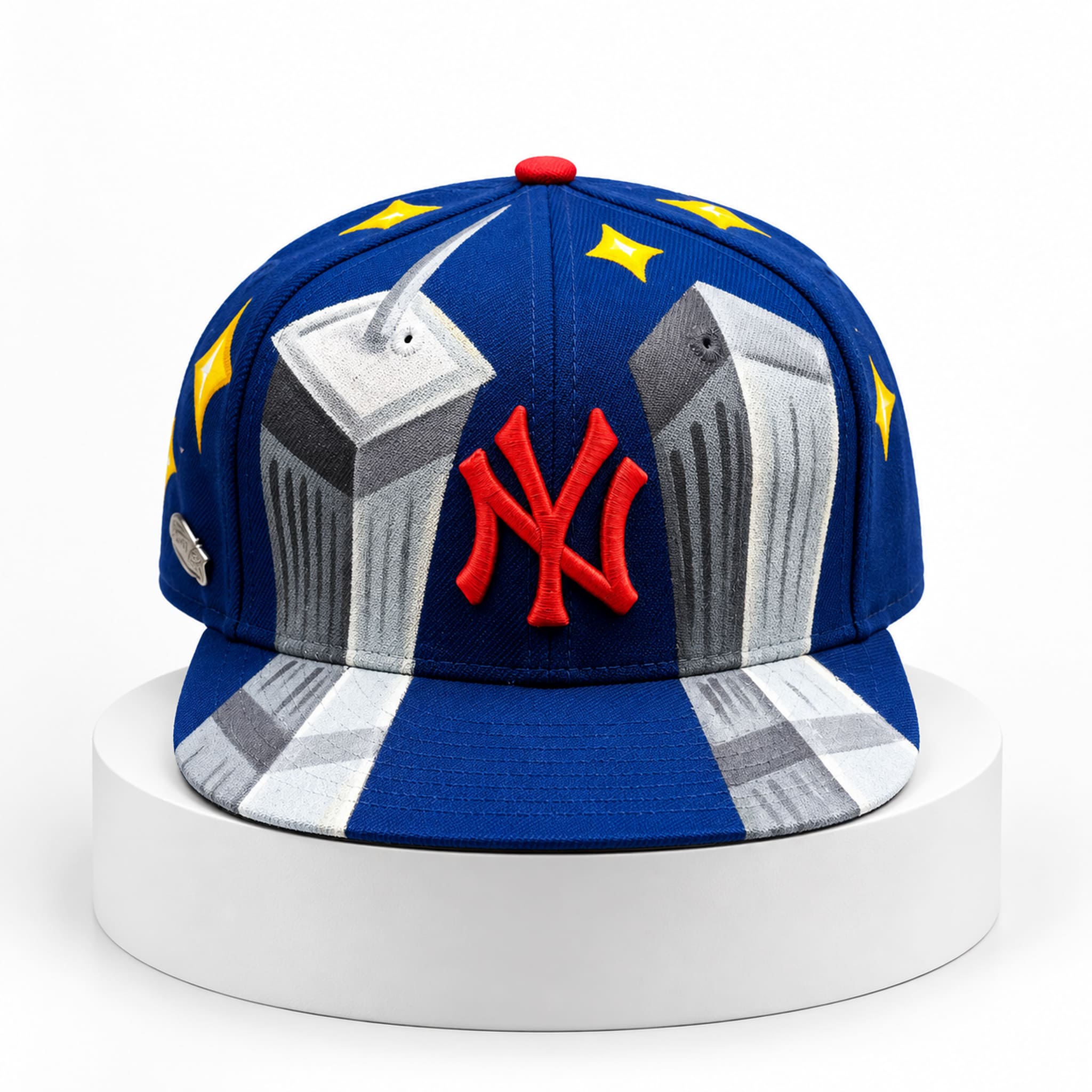 Yankees September 11 Twin Tower 3D Hat 3 Yankees September 11 Twin Tower 3D Hat