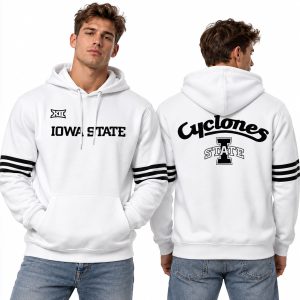 Iowa State Football Icy Whites Hoodie 2026 1