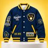 2026 Brewers First World Series Champions Varsity Jacket 2