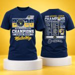 2026 Brewers National League Champs Team Roster Shirt