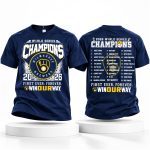 2026 Brewers World Champions First Ever Forever Shirt