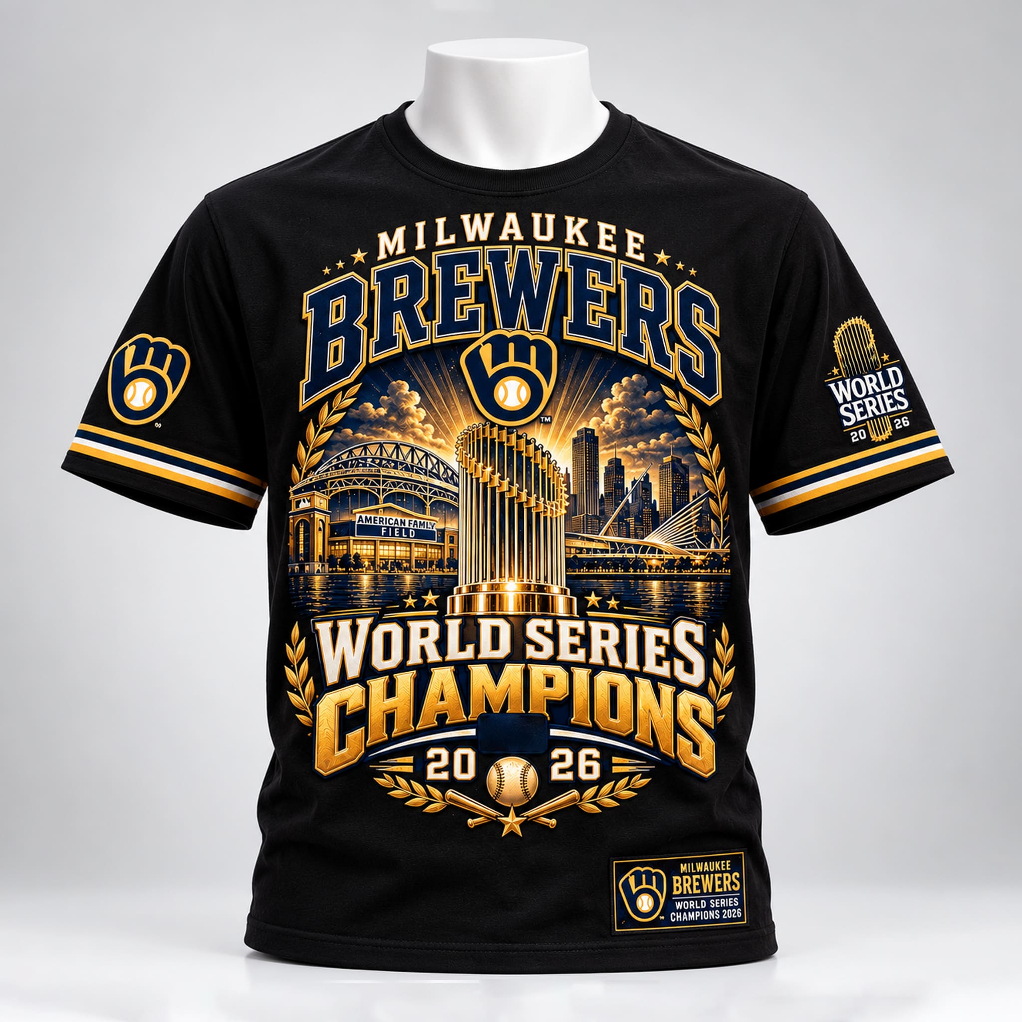 2026 Brewers World Series Champs 3D Shirt 1 2026 Brewers World Series Champs 3D Shirt 1