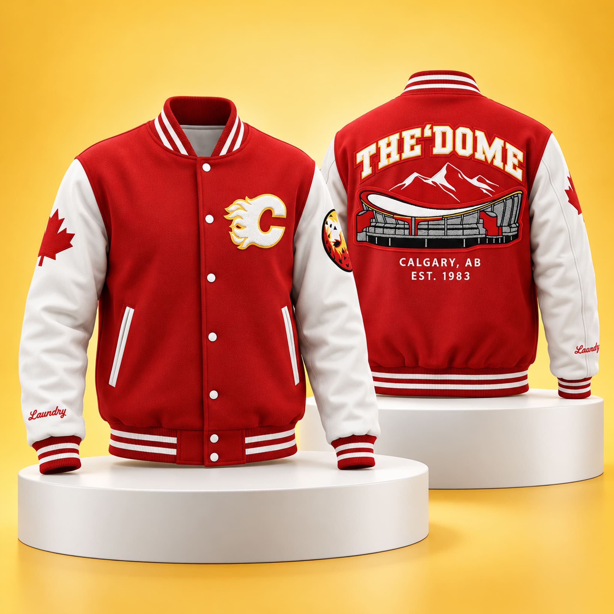 2026 Flames The DOME Varsity Jacket 1 2026 Flames The DOME Varsity Jacket 1