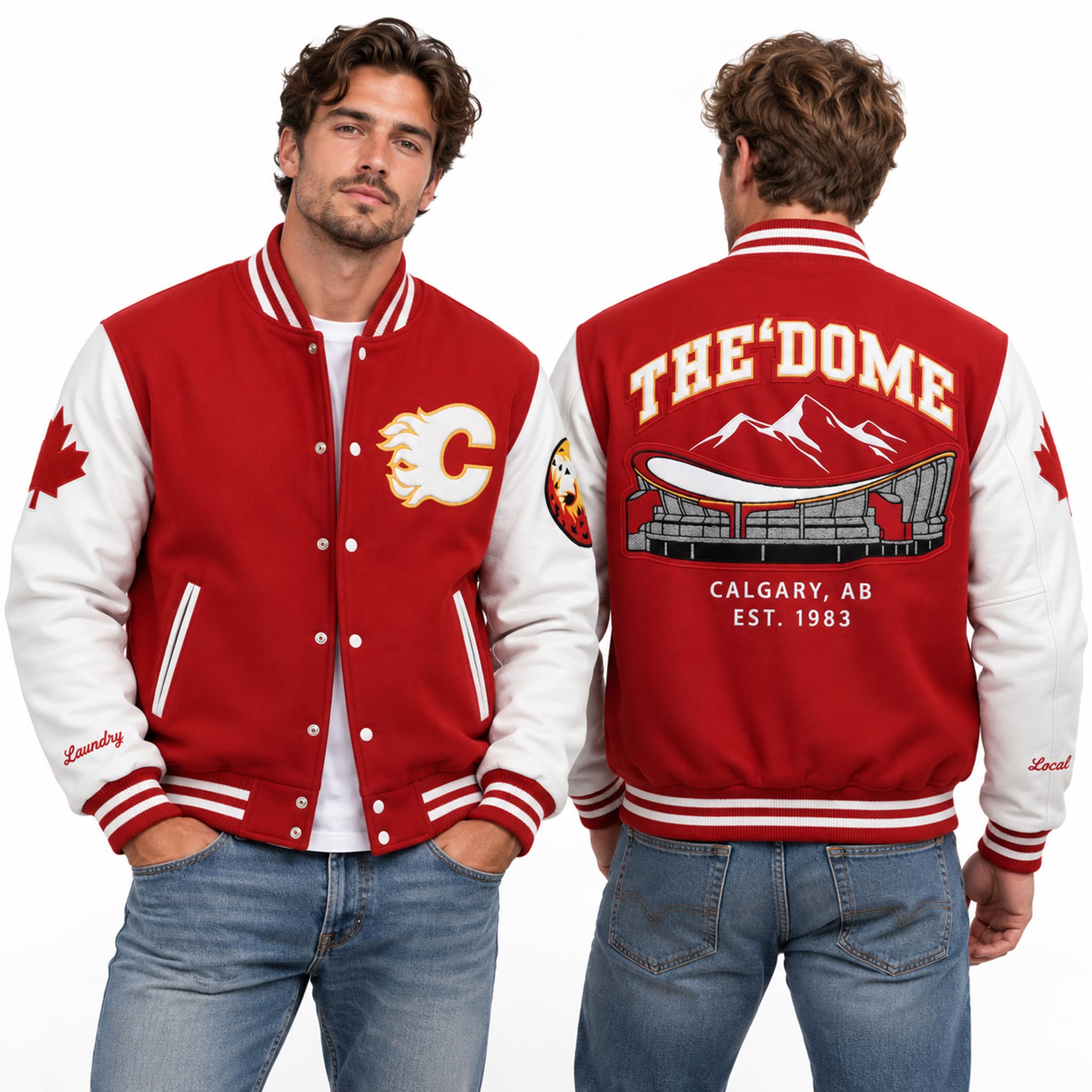 2026 Flames The DOME Varsity Jacket 2 2026 Flames The DOME Varsity Jacket 2