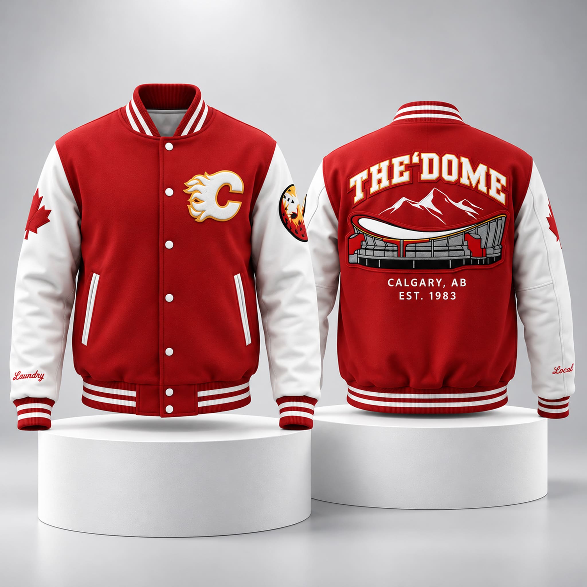 2026 Flames The DOME Varsity Jacket 3 2026 Flames The DOME Varsity Jacket 3