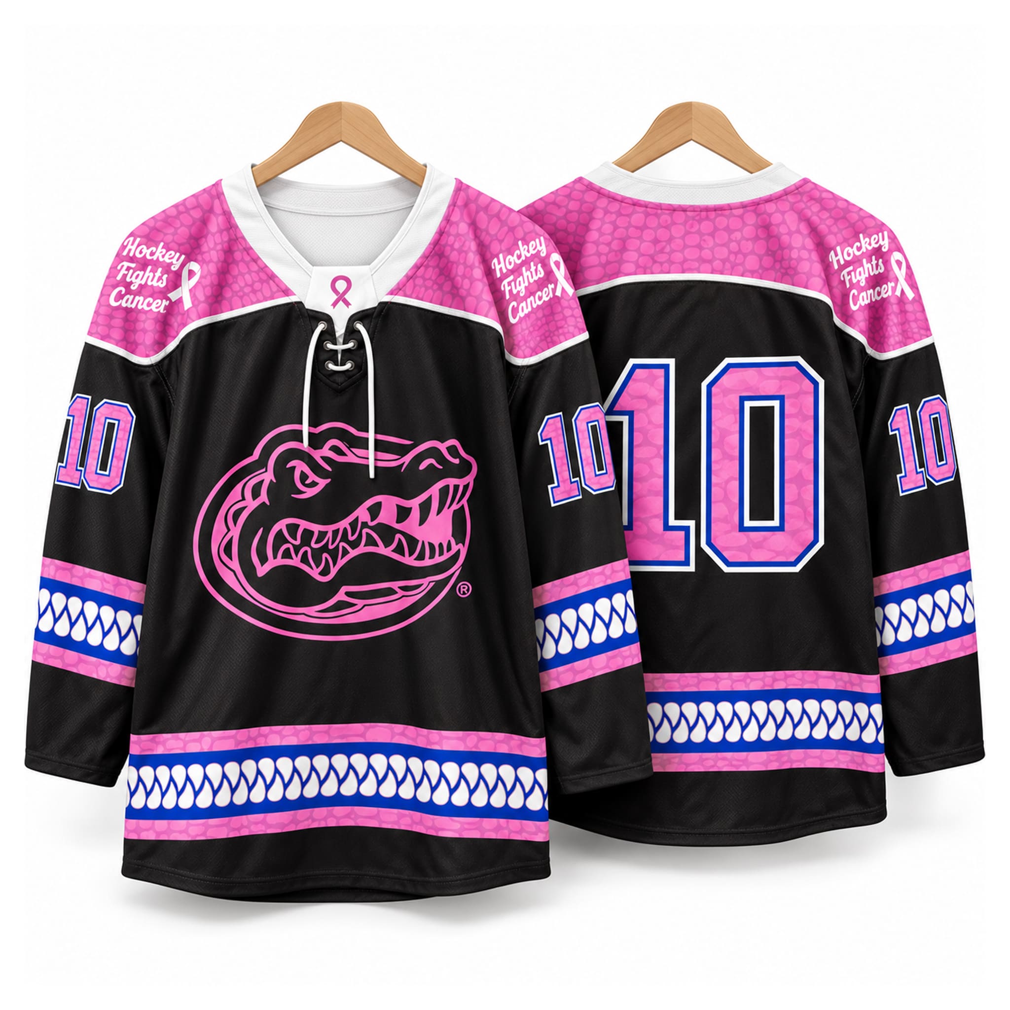 2026 Florida Gators Hockey Fight Cancer Jersey 3 2026 Florida Gators Hockey Fight Cancer Jersey 3
