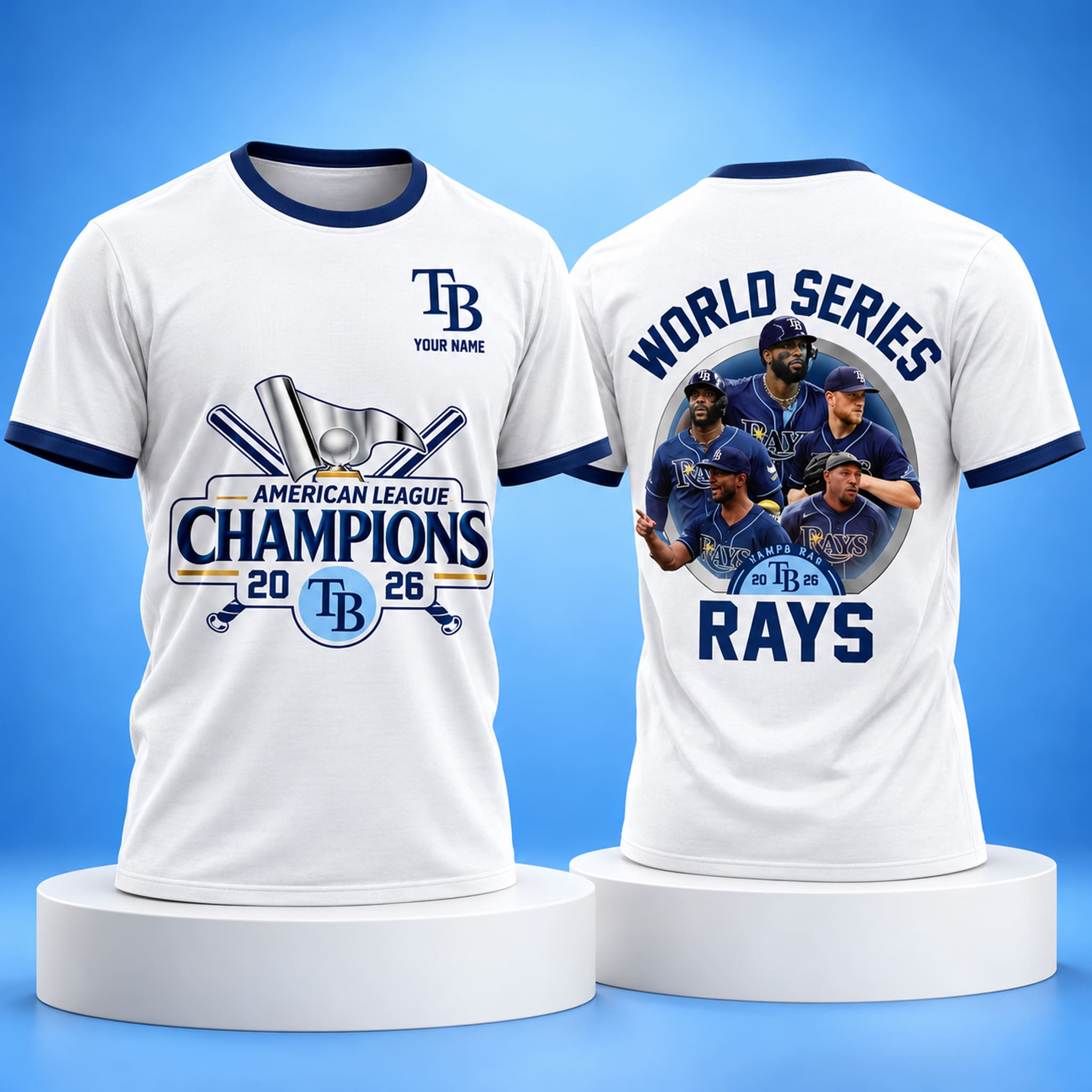 2026 Rays ALCS Champions World Series 3D Shirt 2 2026 Rays ALCS Champions World Series 3D Shirt 2