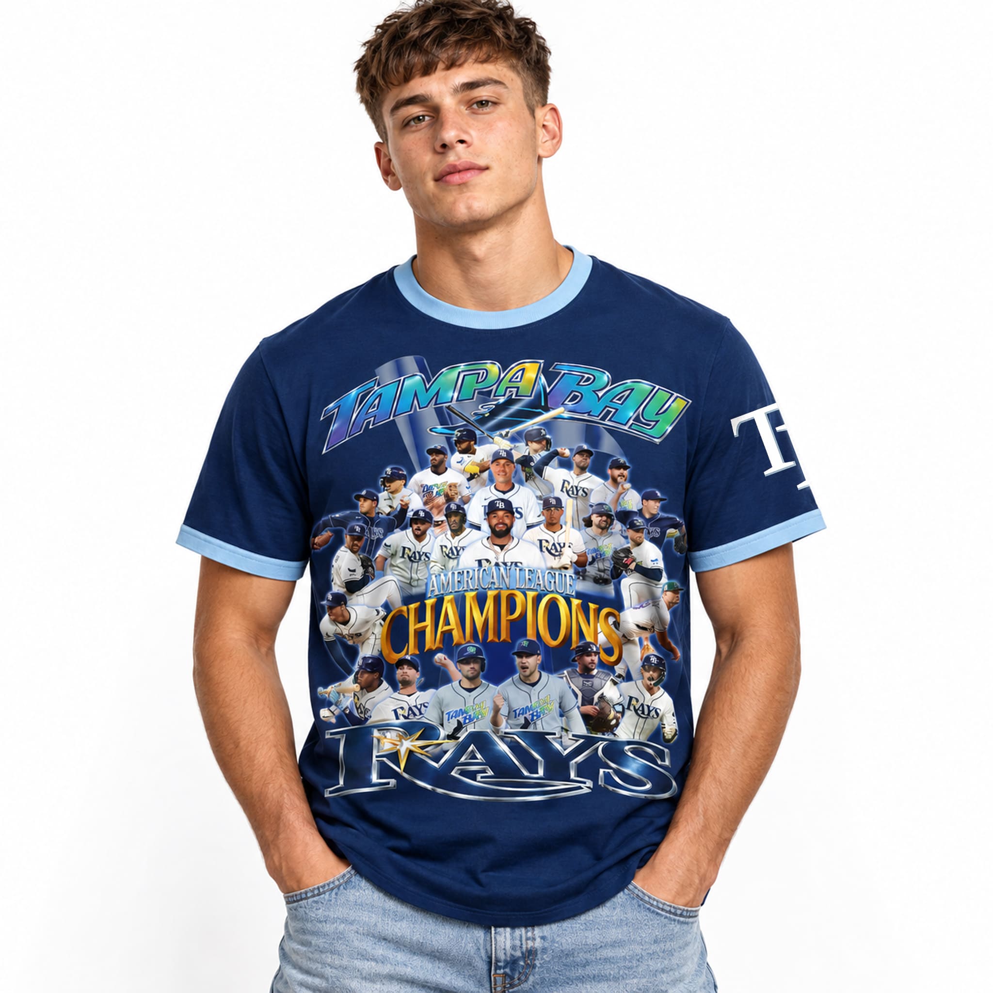 2026 Rays American League Champs 3D Shirt 1 2026 Rays American League Champs 3D Shirt 1