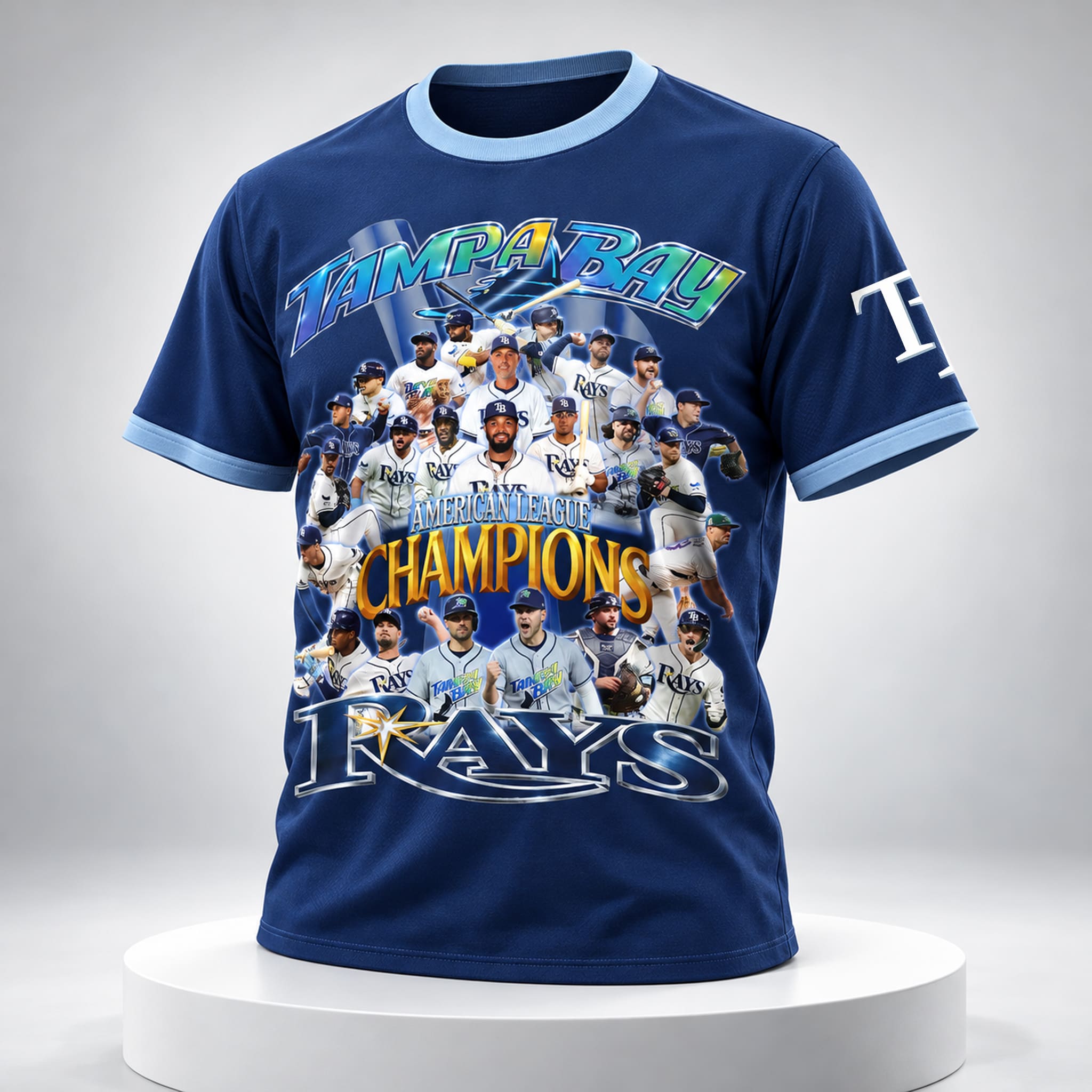 2026 Rays American League Champs 3D Shirt 2 2026 Rays American League Champs 3D Shirt 2