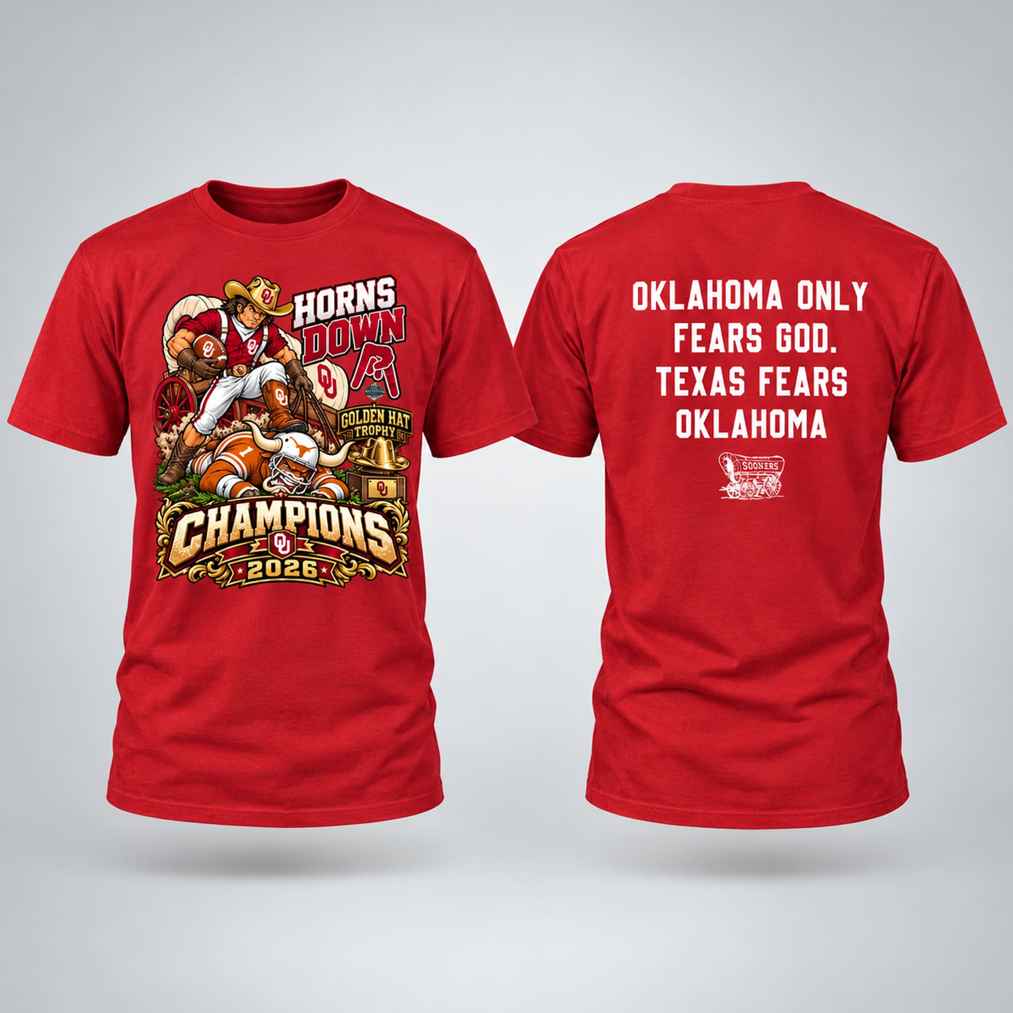 2026 Red River Rivalry Sooners Golden Hat Champions Shirt 3 2026 Red River Rivalry Sooners Golden Hat Champions Shirt 3