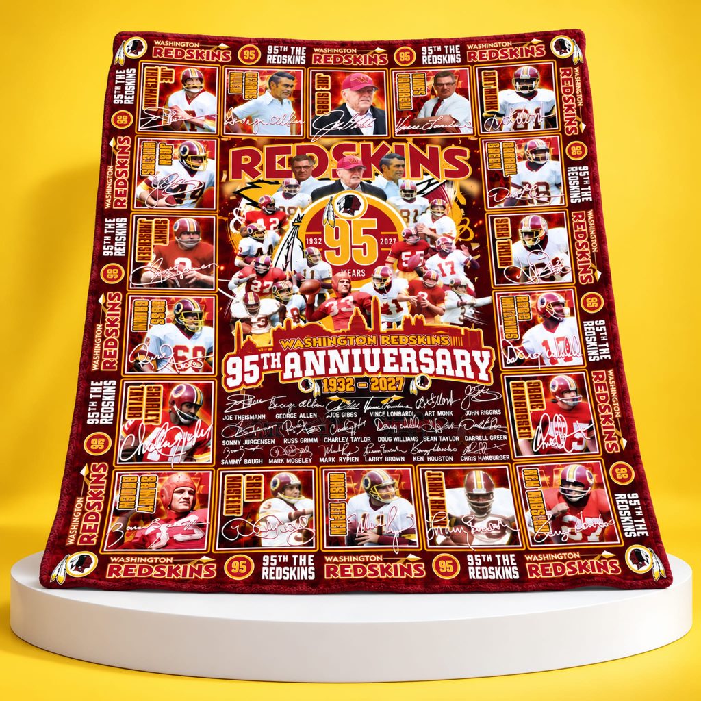 2026 Redskins 95th Anniversary Blanket