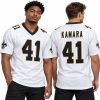 2026 Saints Alvin Kamara White Jersey 4 2026 Saints Alvin Kamara White Jersey 2