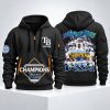 2026 TB Rays American League Champions Roster Quarter Zip Hoodie 3