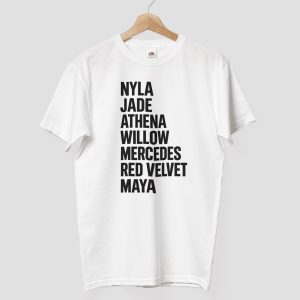 Nyla Jade Athena Willow Mercedes Red Velvet Maya Shirt 1