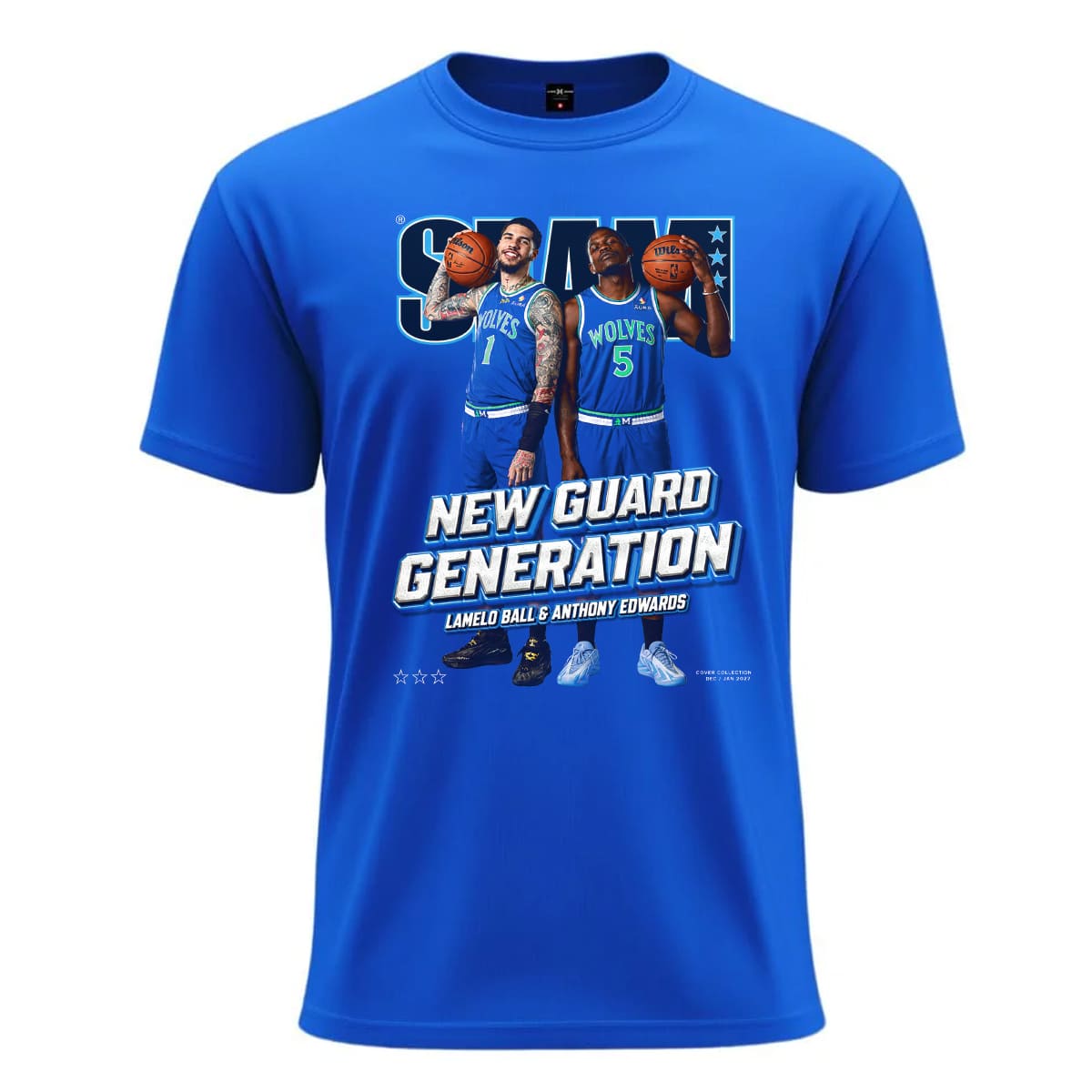 Anthony Edwards LaMelo Ball SLAM Shirt 3 Anthony Edwards LaMelo Ball SLAM Shirt 3
