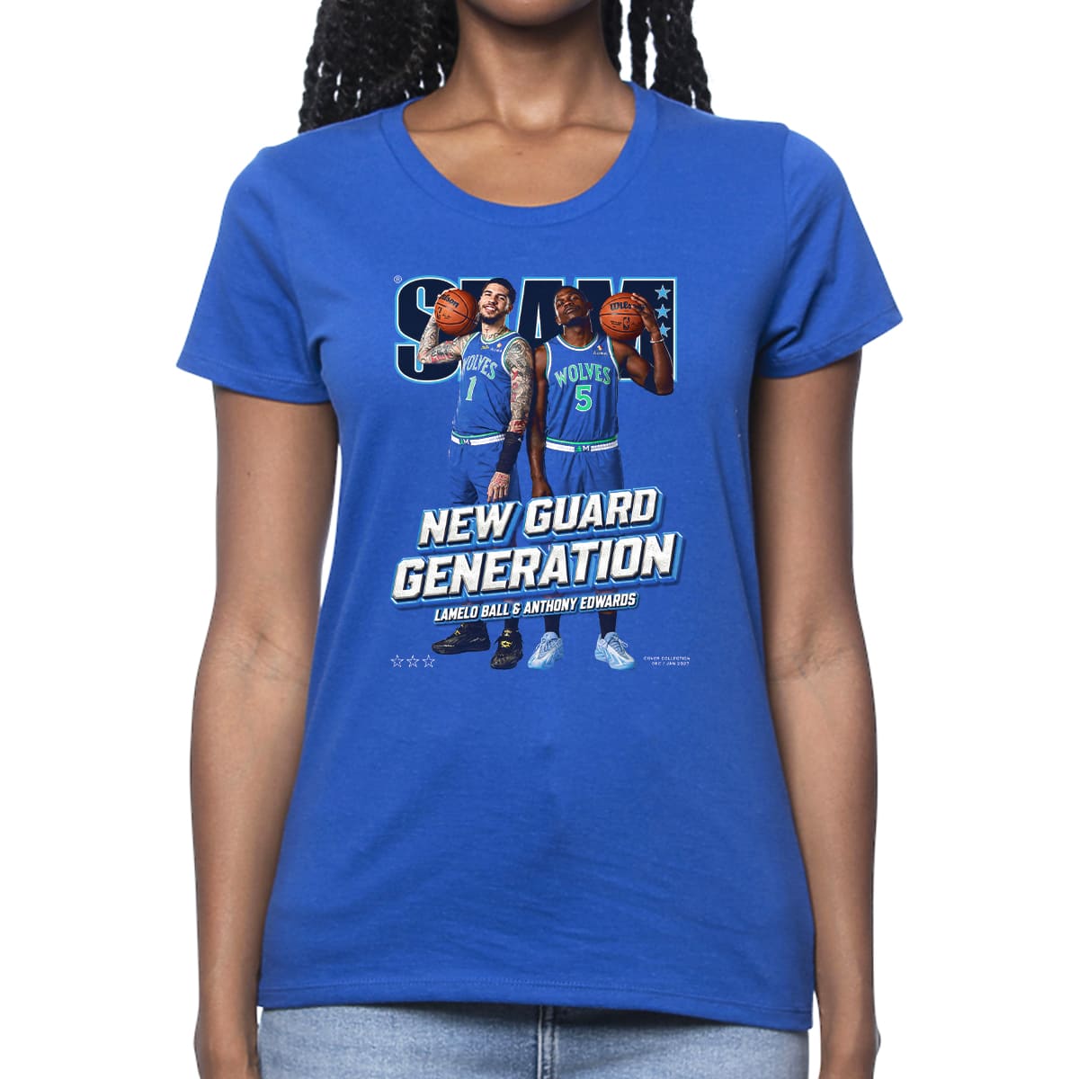 Anthony Edwards LaMelo Ball SLAM Shirt 4 Anthony Edwards LaMelo Ball SLAM Shirt 4