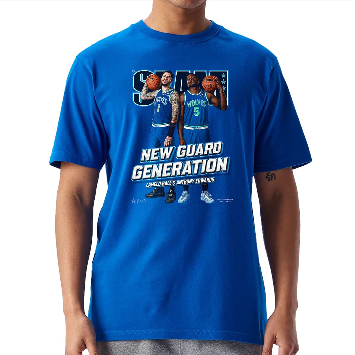Anthony Edwards LaMelo Ball SLAM Shirt 5 Anthony Edwards LaMelo Ball SLAM Shirt 5