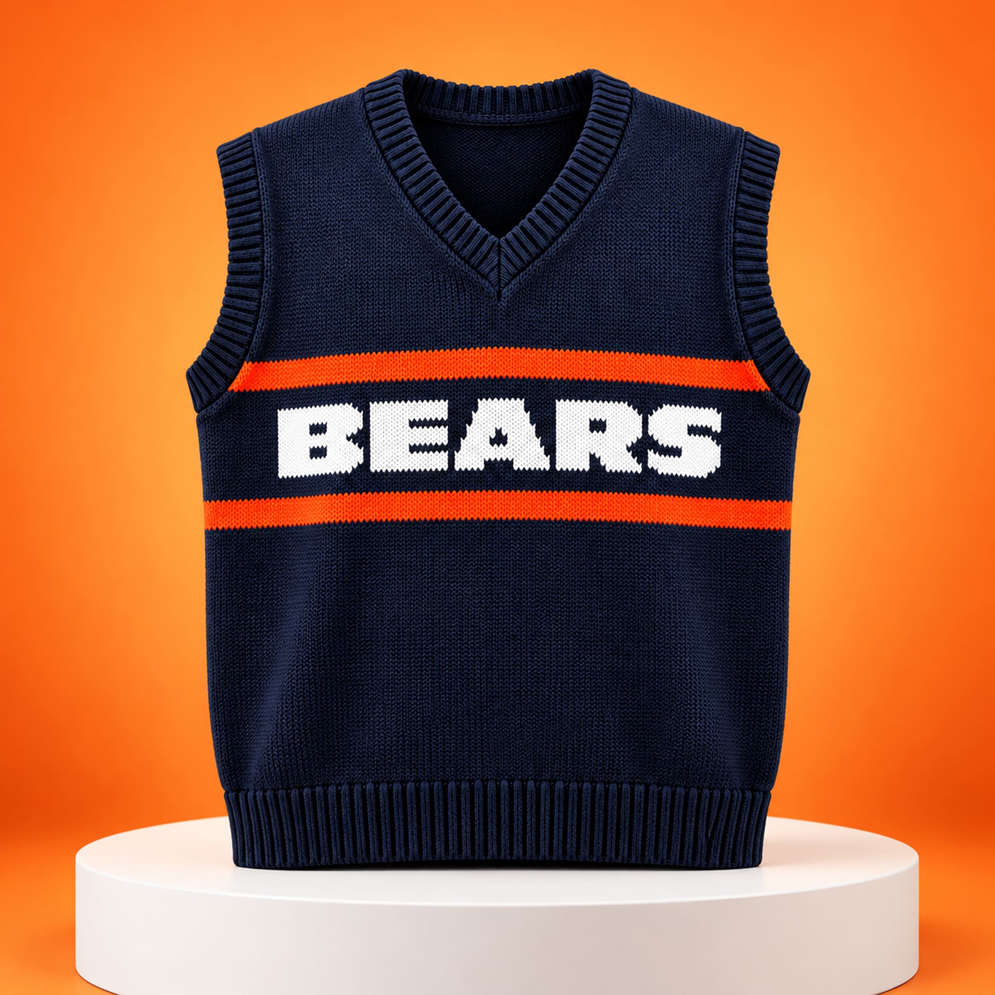 Bears Mike Ditka Sweater Vest 1 Bears Mike Ditka Sweater Vest 1