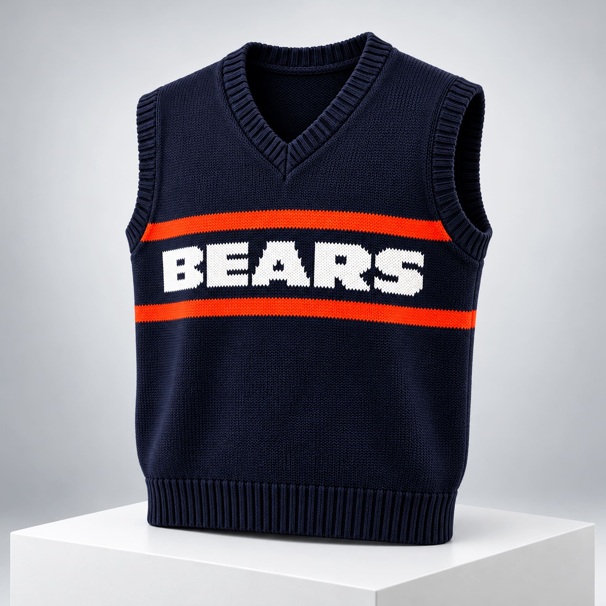 Bears Mike Ditka Sweater Vest 2 Bears Mike Ditka Sweater Vest 2