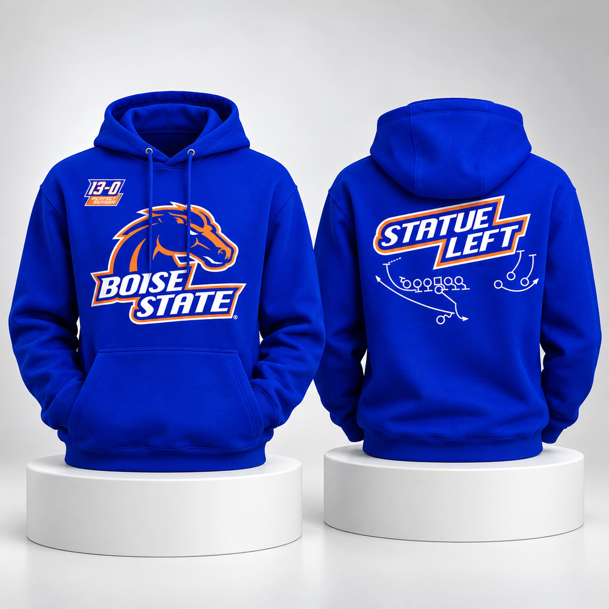 Boise State Football 13 0 Perfect Season Fiesta Bowl Hoodie 3 Boise State Football 13 0 Perfect Season Fiesta Bowl Hoodie 3