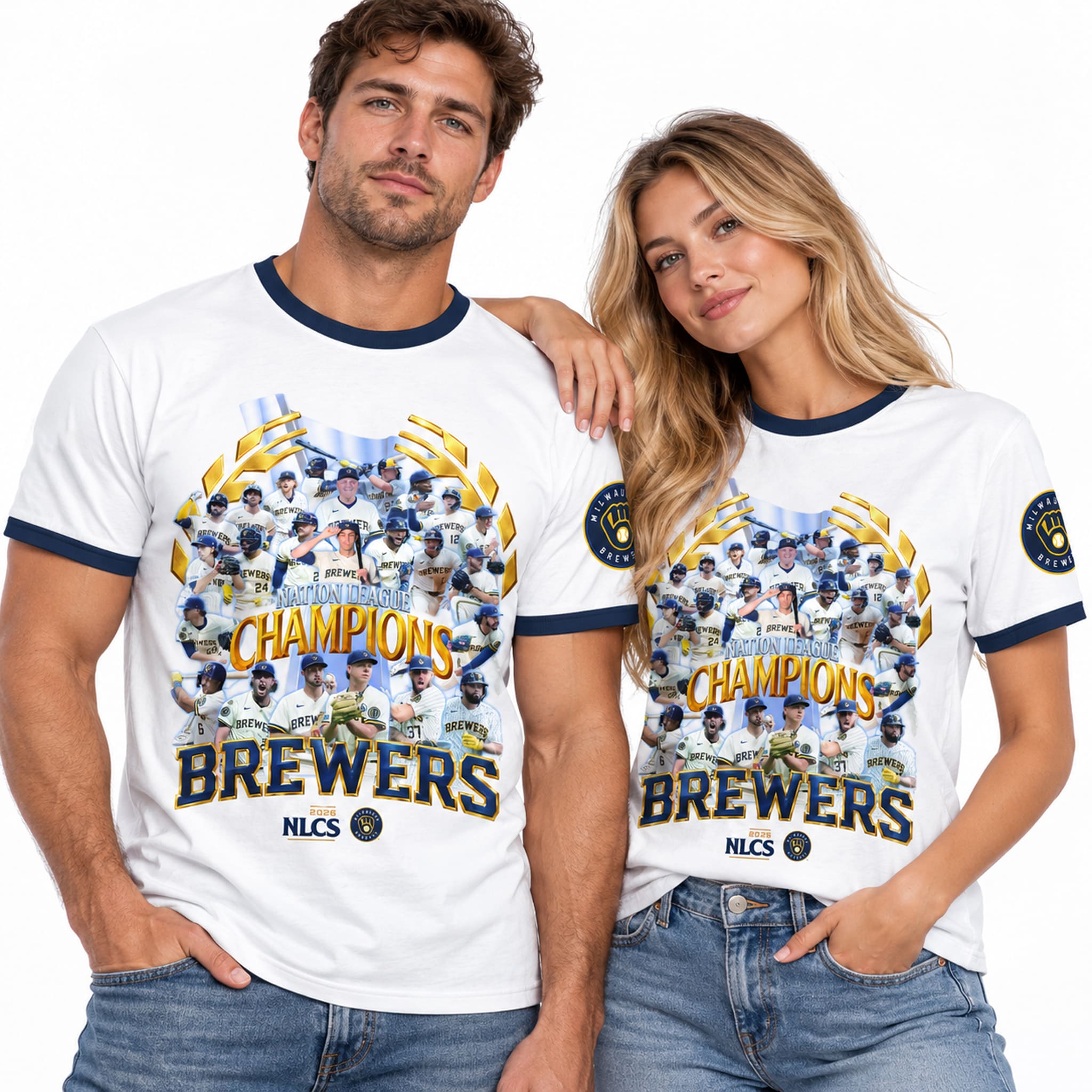 Brewers 2026 NLCS Champs All Team 3D Shirt 4 Brewers 2026 NLCS Champs All Team 3D Shirt 4