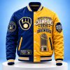Brewers 2026 World Series Champions Blue Gold Jacket 5 Brewers 2026 World Series Champions Blue Gold Jacket 1