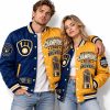 Brewers 2026 World Series Champions Blue Gold Jacket 3 Brewers 2026 World Series Champions Blue Gold Jacket 2