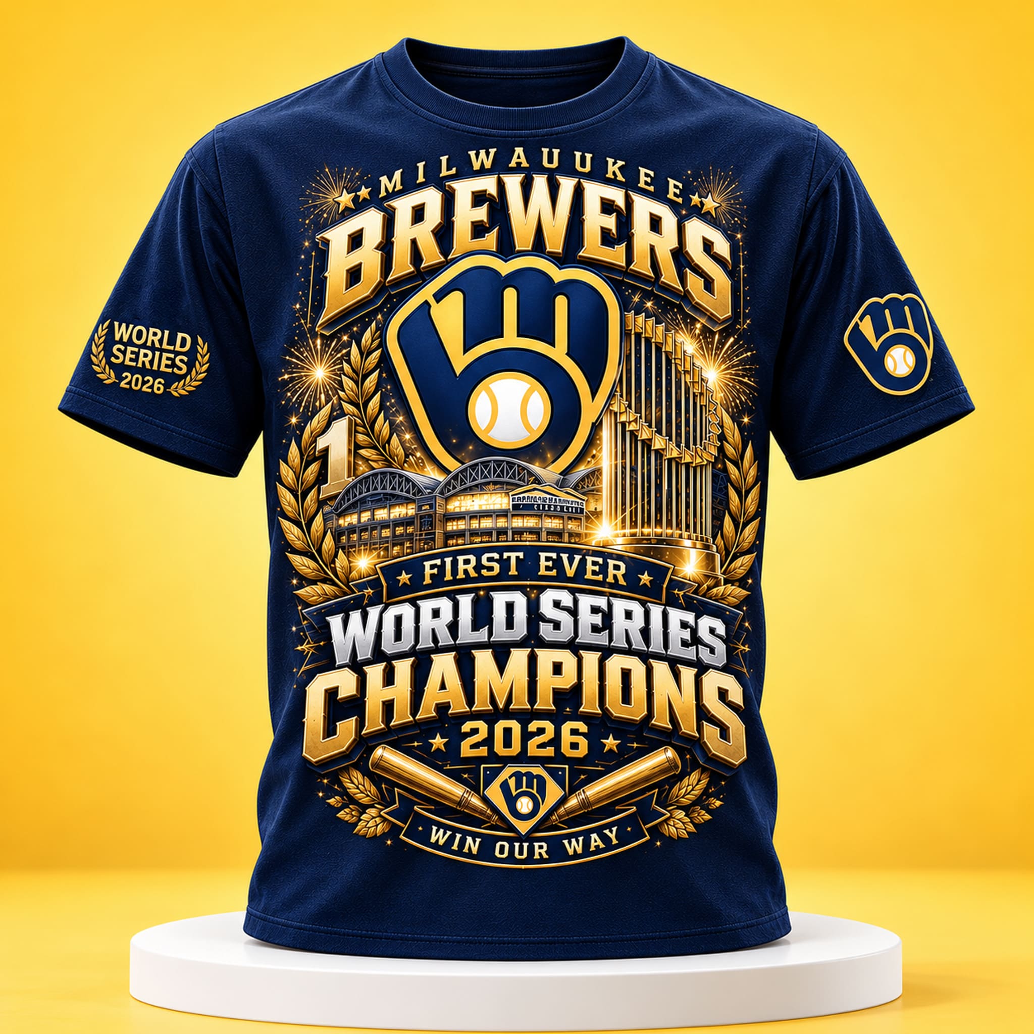 Brewers First Ever World Series Champions Shirt 1 Brewers First Ever World Series Champions Shirt 1