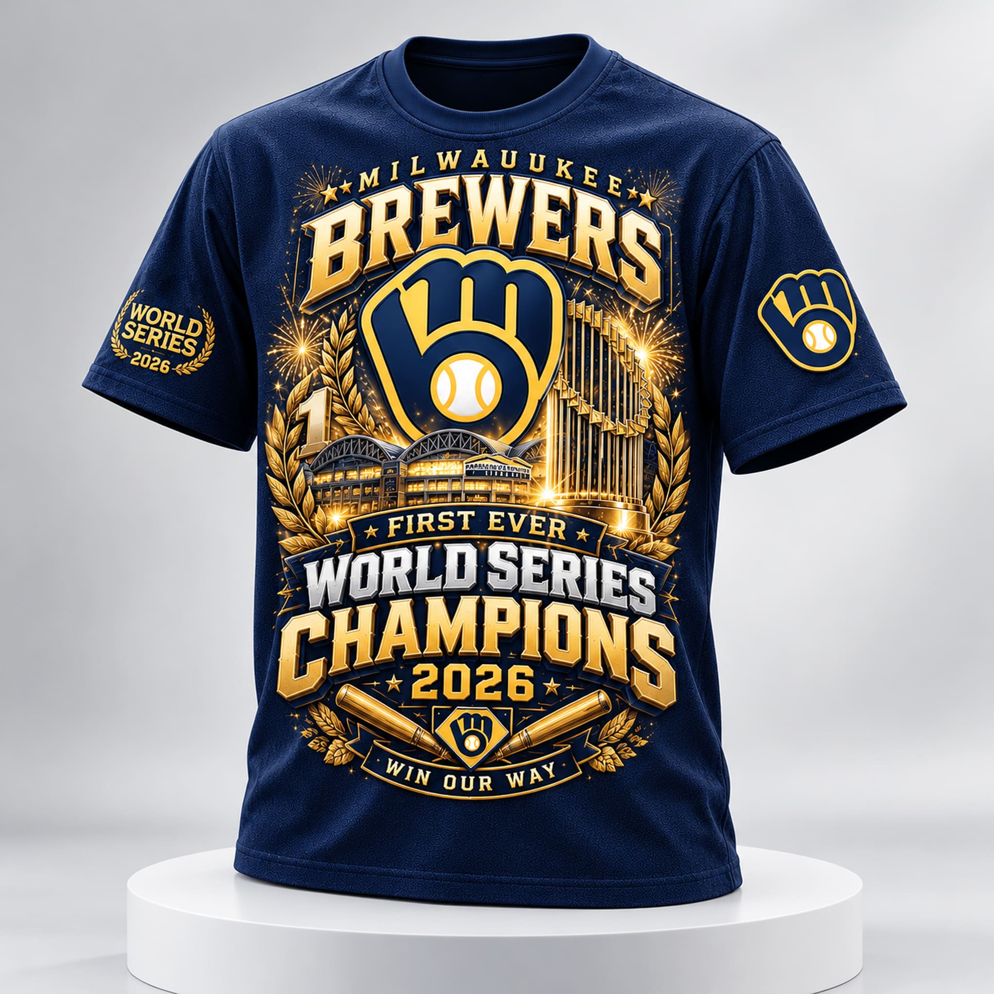 Brewers First Ever World Series Champions Shirt 2 Brewers First Ever World Series Champions Shirt 2