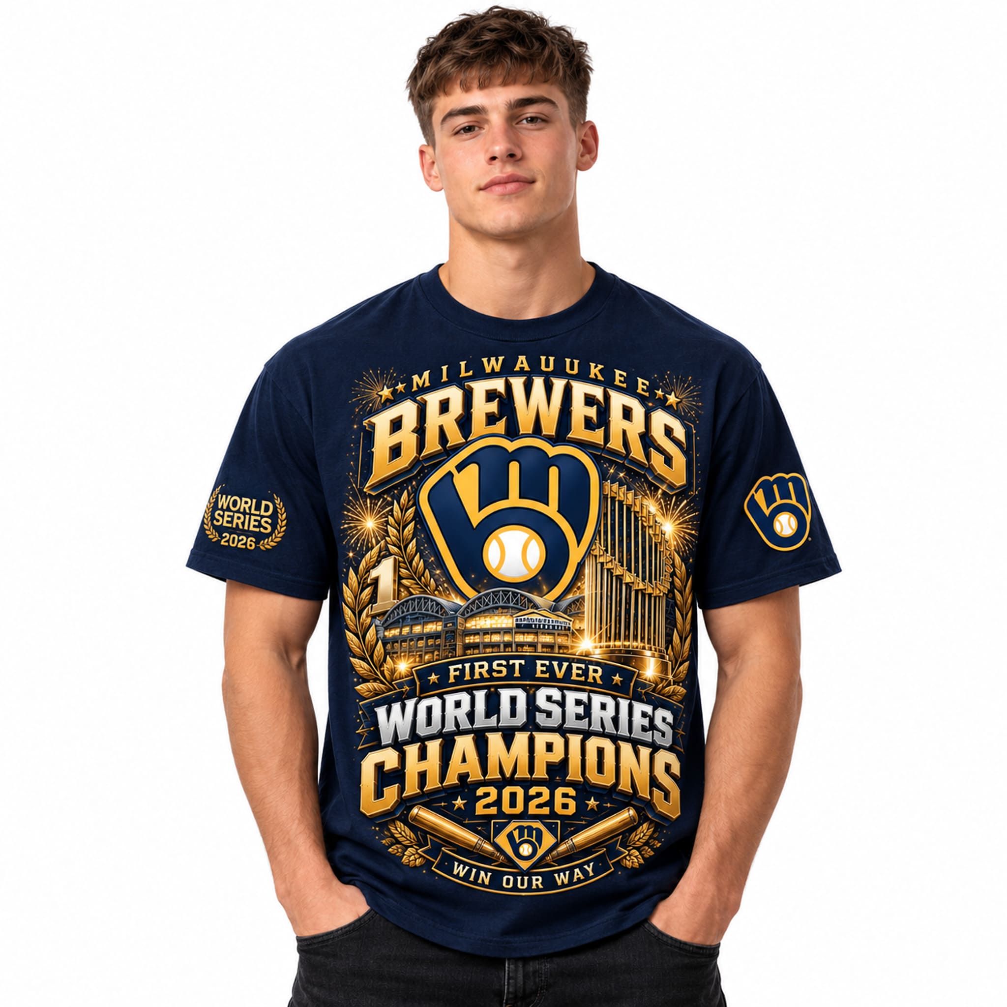 Brewers First Ever World Series Champions Shirt 3 Brewers First Ever World Series Champions Shirt 3