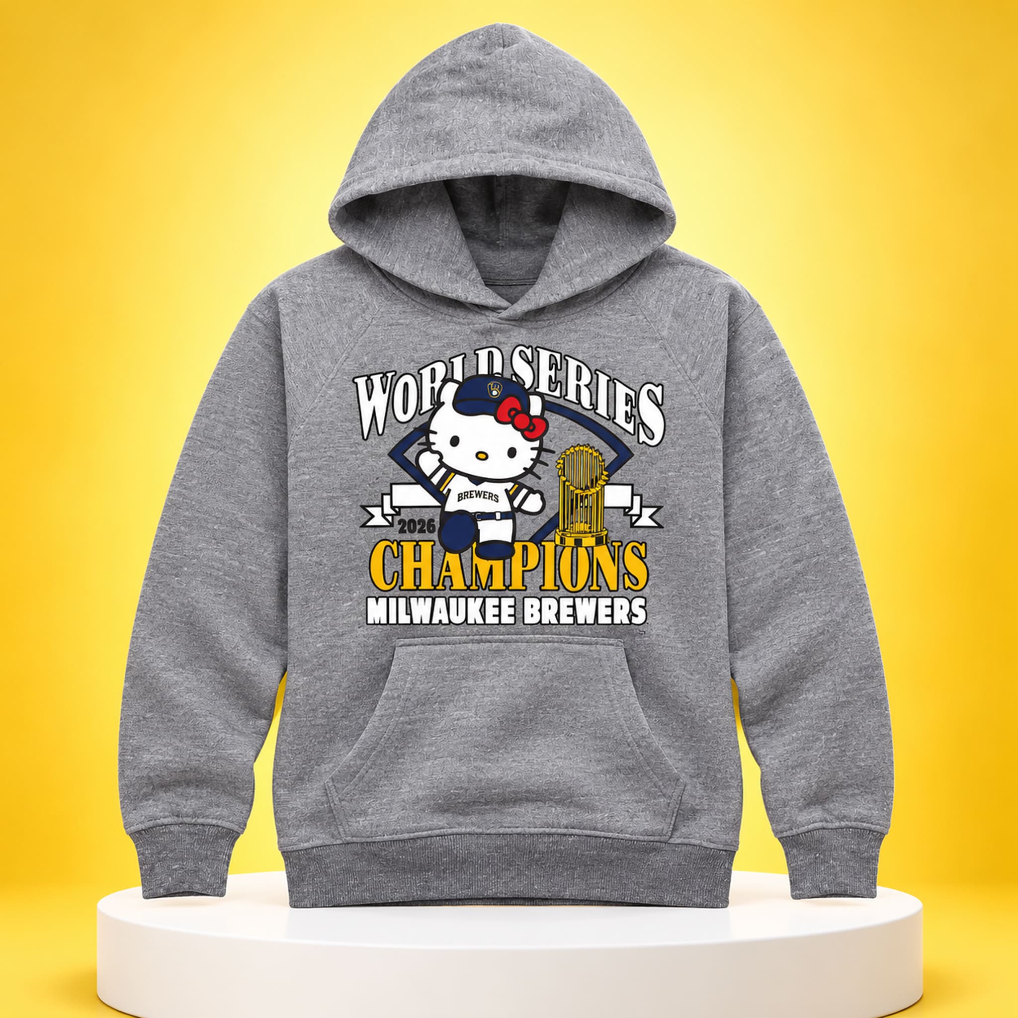 Brewers Hello Kitty 2026 World Champions Hoodie 3 Brewers Hello Kitty 2026 World Champions Hoodie 3