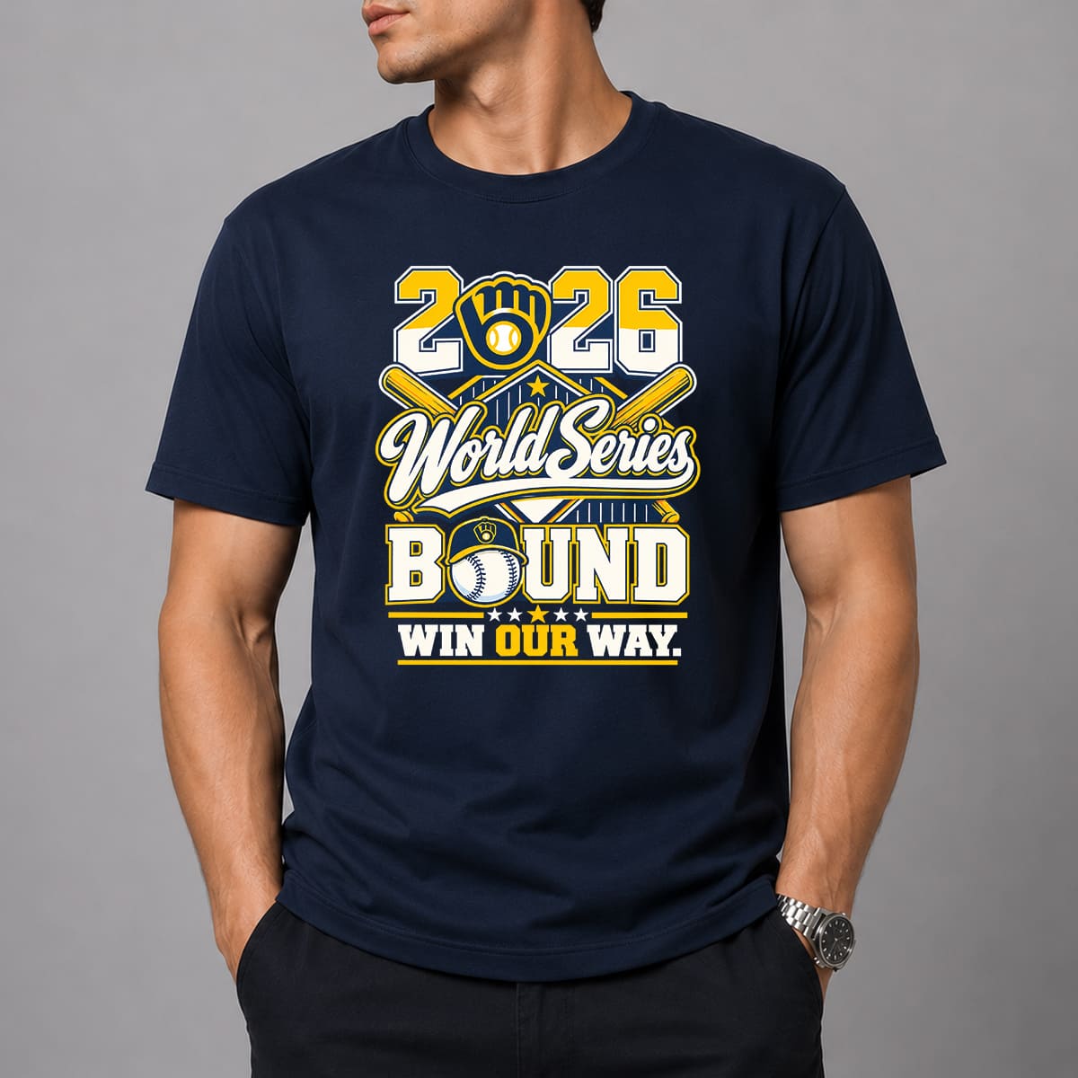 Brewers World Series Bound 2026 Win Our Way Shirt 4 Brewers World Series Bound 2026 Win Our Way Shirt 4
