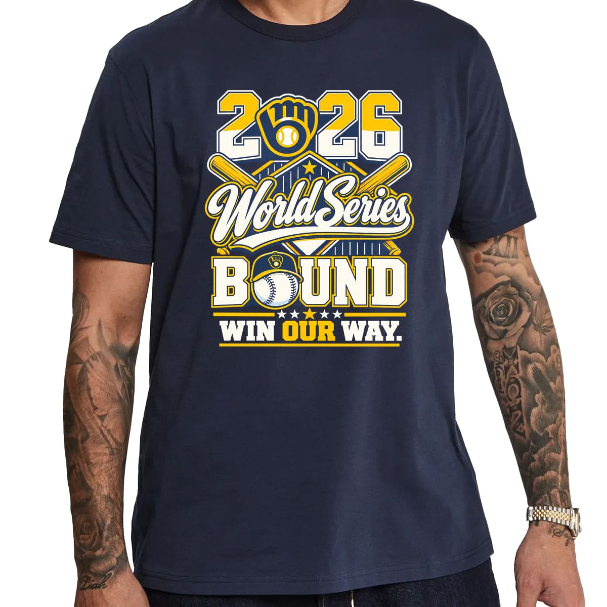 Brewers World Series Bound 2026 Win Our Way Shirt 5 Brewers World Series Bound 2026 Win Our Way Shirt 5