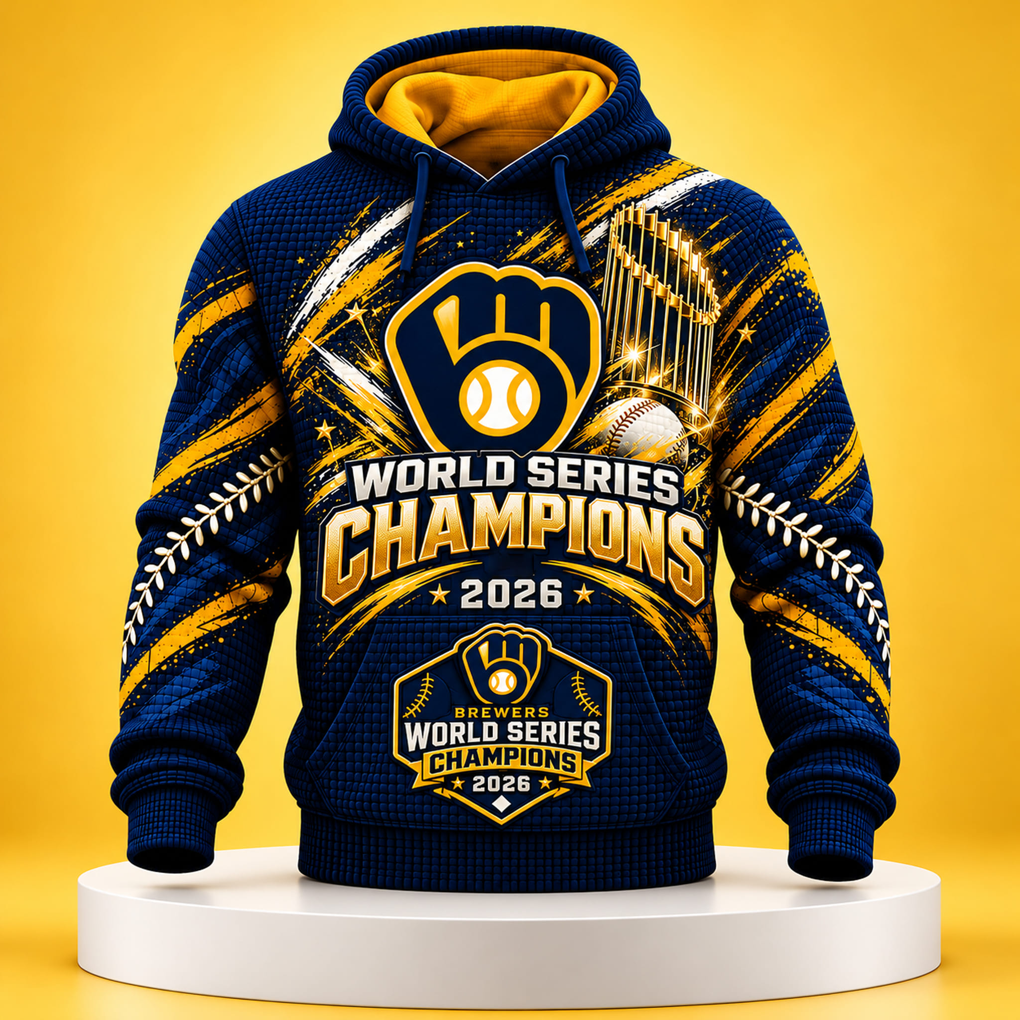 Brewers World Series Champions 2026 Christmas Waffle Hoodie 1 Brewers World Series Champions 2026 Christmas Waffle Hoodie 1